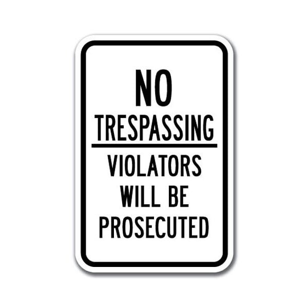Signmission Safety Sign, 12 in Height, Aluminum, No Tres - No Tres V Pro A-1218 No Tres - No Tres V Pro - main